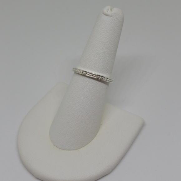 STERLING SILVER • Stackable bead ring - Picture 6 of 8